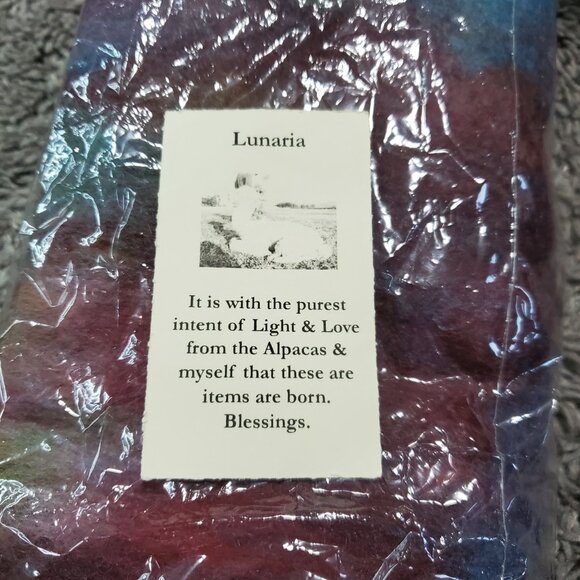 Skydance Ranch Alpaca Handmade Felted Cobweb Merino Silk Scarf - Picture 5 of 6